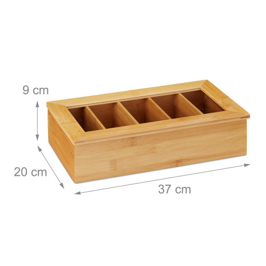 B2X Teask aus Bambus 5 Fächer  