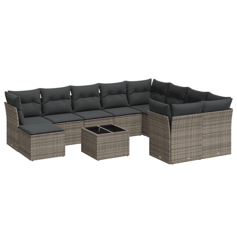 set divano da giardino Polirattan