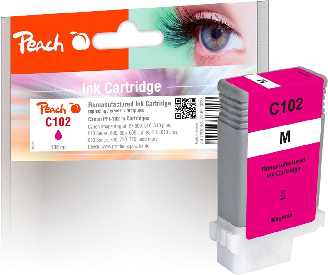 Peach  Tinte Canon PFI-102 magenta, 130ml 