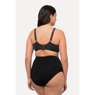 Ulla Popken  Soutien-gorge à armatures avec dentelle et motif pied-de-poule, bonnets C - F 