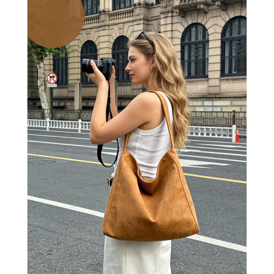 Only-bags.store Grosse Umhängetasche mit schlaffem Design  