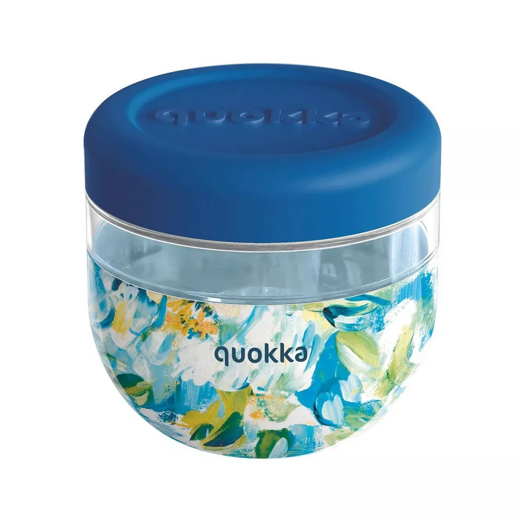 Quokka - Bubble Peonies 750 ml - Récipient alimentaire, 750 ml, Multicolor