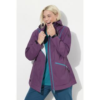 Ulla Popken  Funktionsjacke, wasserdicht, 2-Wege-Zipper, Reflektor 