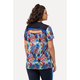 Ulla Popken Maglia funzionale linea A scollo a V mezze maniche  