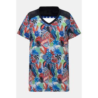 Ulla Popken Maglia funzionale linea A scollo a V mezze maniche  