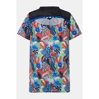 Ulla Popken Maglia funzionale linea A scollo a V mezze maniche  