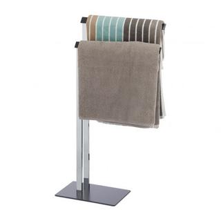 B2X Porta asciugamani cromo antracite  