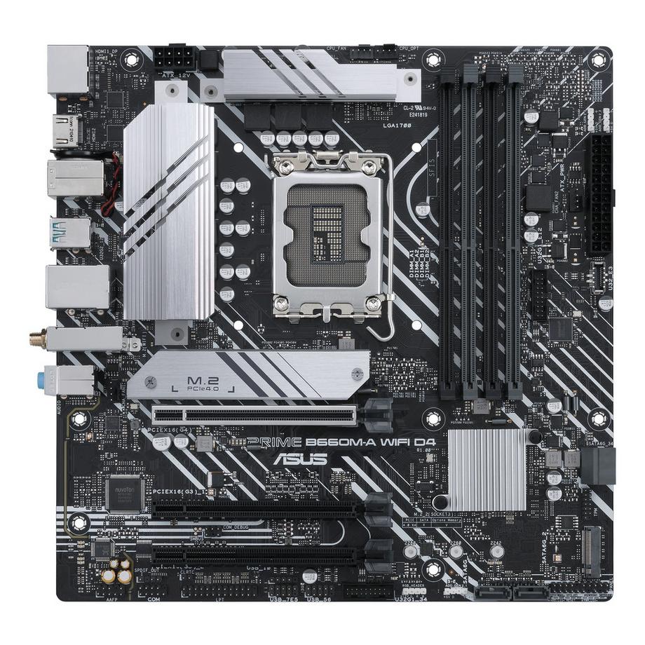 ASUS  PRIME B660M-A WIFI D4 Intel B660 LGA 1700 micro ATX 