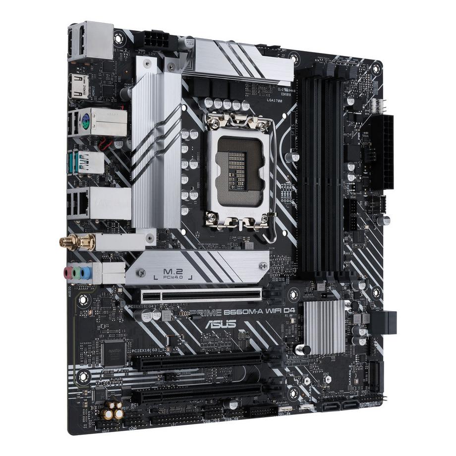 ASUS  PRIME B660M-A WIFI D4 Intel B660 LGA 1700 micro ATX 