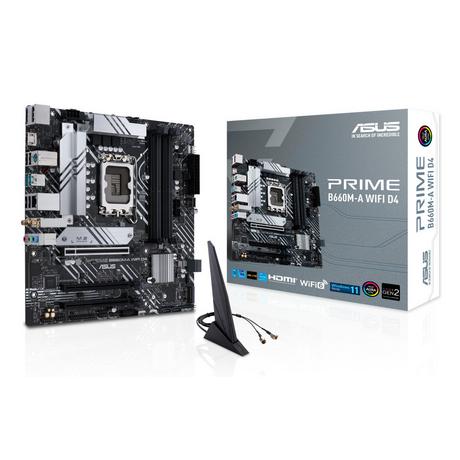 ASUS  PRIME B660M-A WIFI D4 Intel B660 LGA 1700 micro ATX 