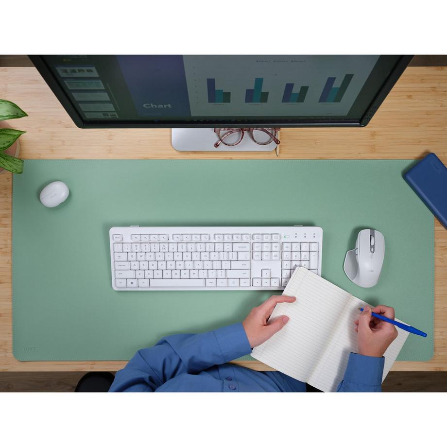 Trust  Benya XXL Schreibtischunterlage Grün 