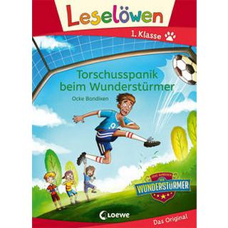 Leselöwen 1. Klasse - Torschusspanik beim Wunderstürmer Bandixen, Ocke; Lipkowski, Ron (Illustrationen); Reinki, Kaja (Illustrationen) Copertina rigida 