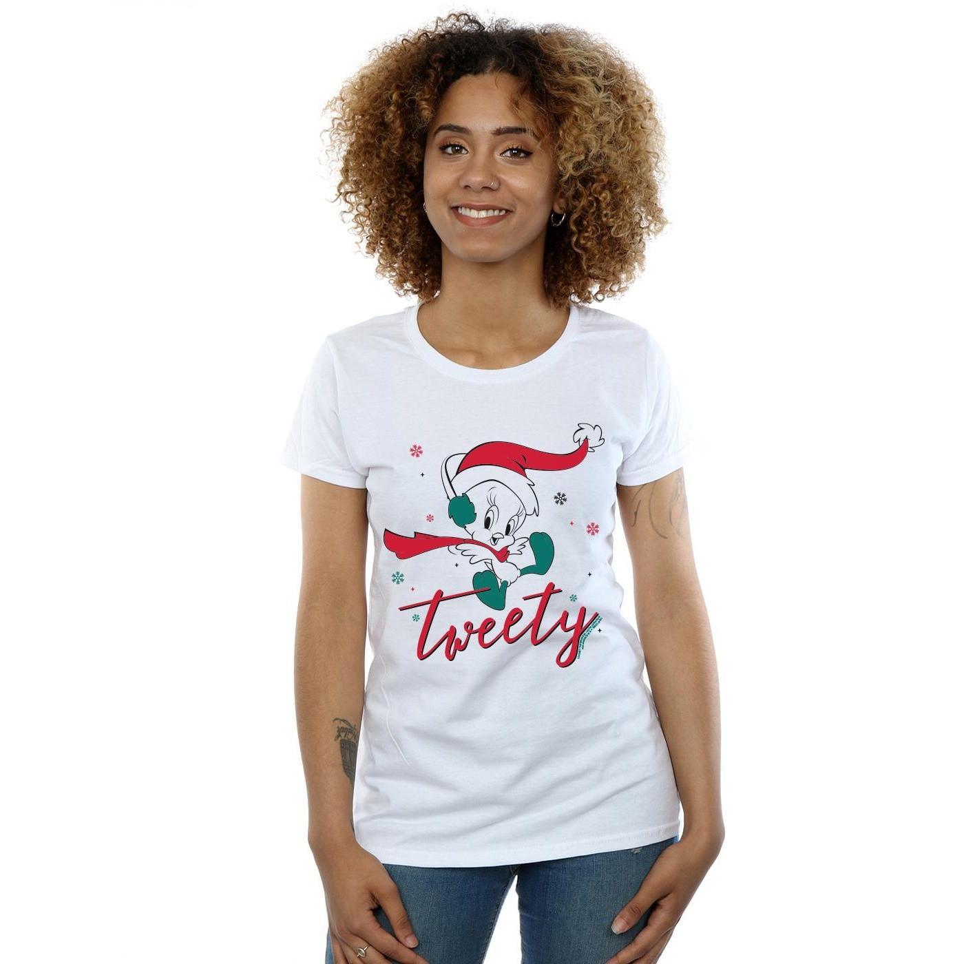 LOONEY TUNES  Tweety Pie Christmas TShirt 