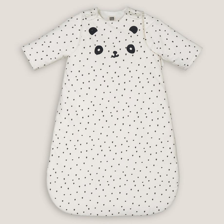 La Redoute Intérieurs Babyschlafsack mit abnehmbaren Ärmeln Panda  