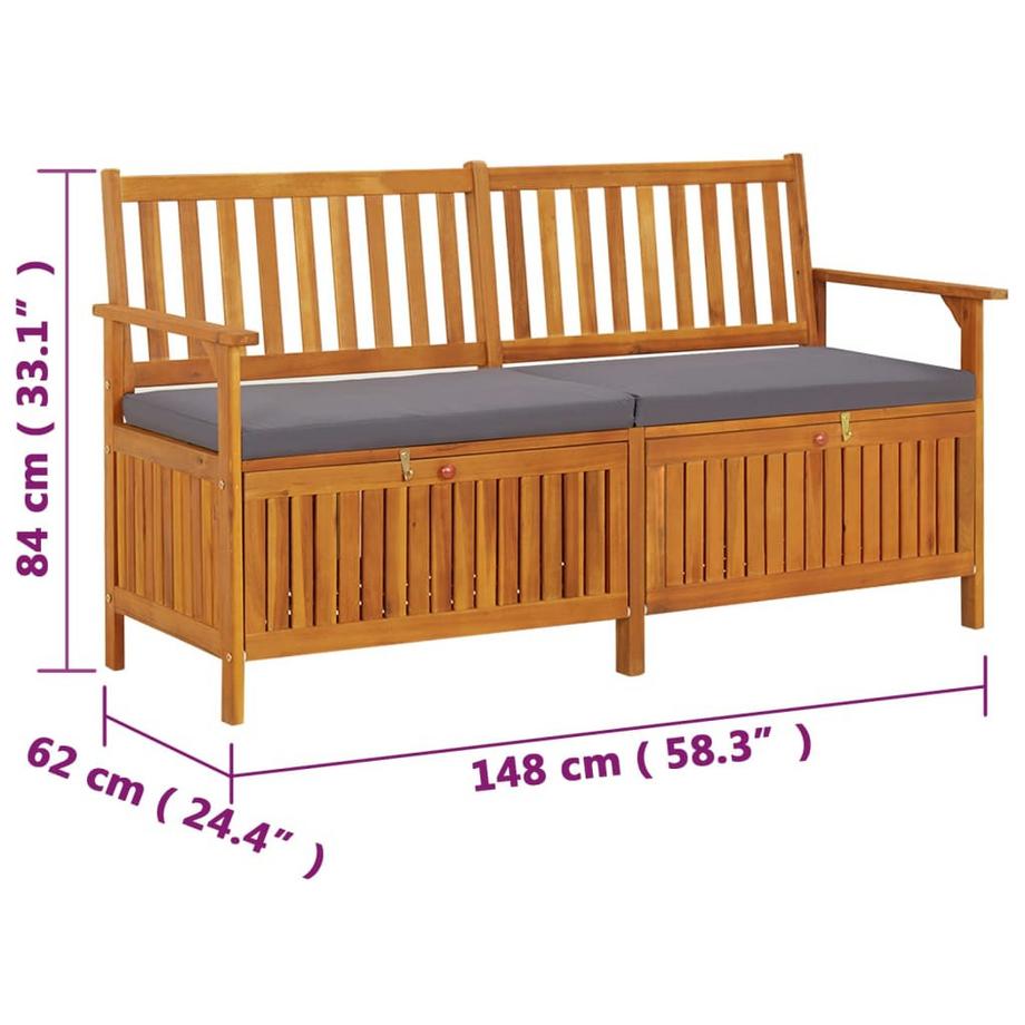 VidaXL Bank holz  