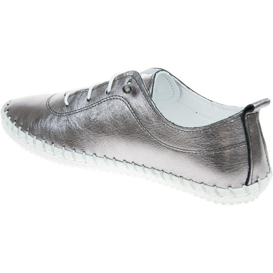 Lunar St Ives Scarpe Stringate in Pelle Metallizzata St Ives Scarpa Sportiva Metallica Pelle 