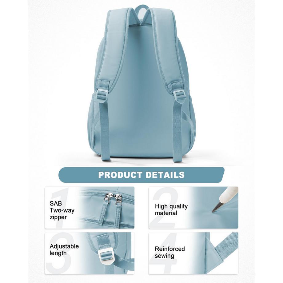 Only-bags.store Sac à dos scolaire léger pour adolescents  