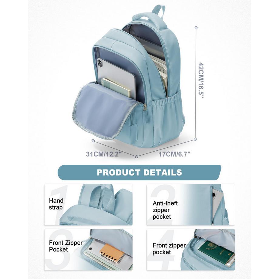 Only-bags.store Sac à dos scolaire léger pour adolescents  