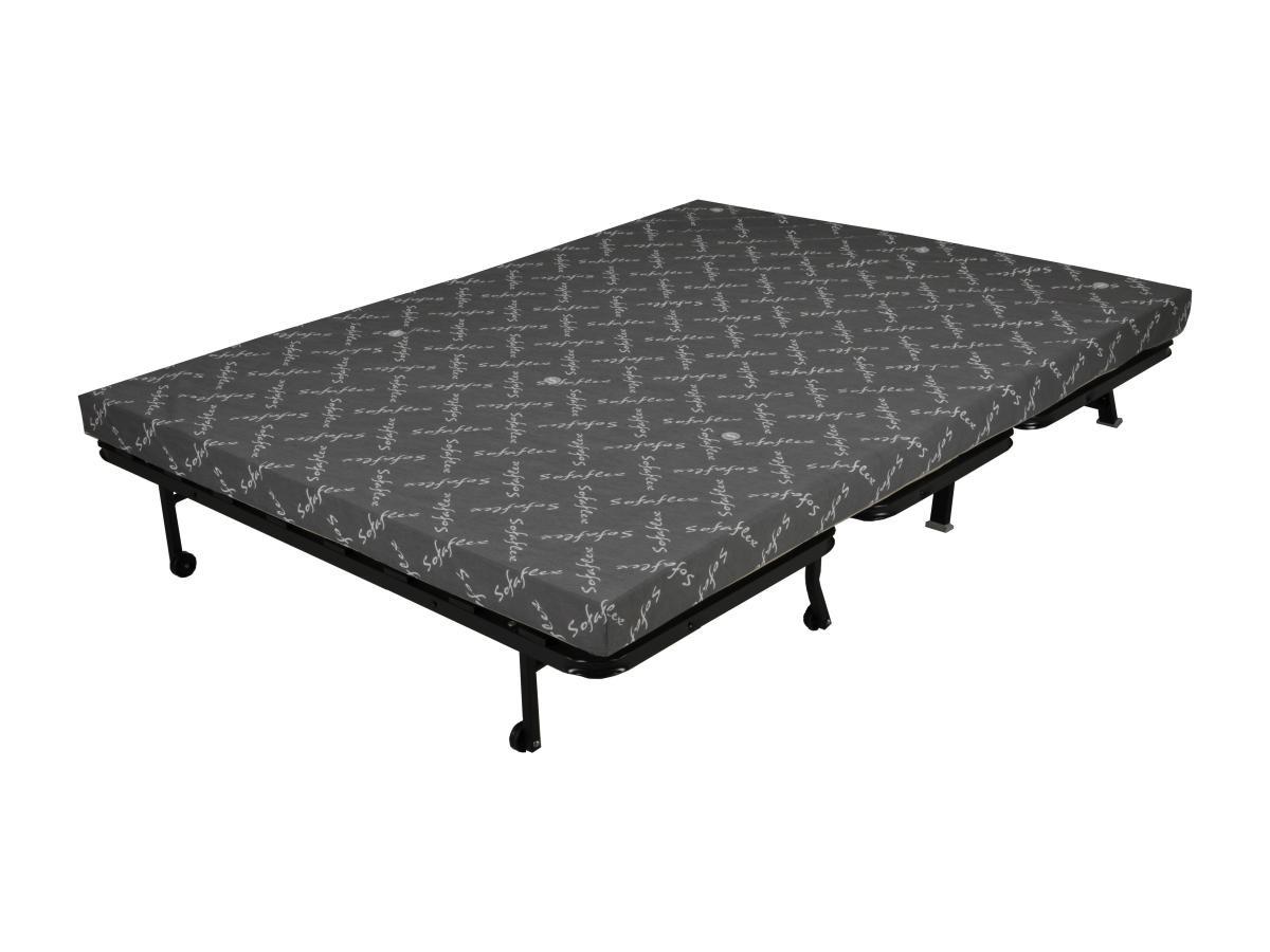 Vente-unique Canapé convertible BZ en tissu gris COWBOY III  