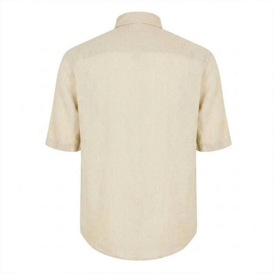 BOSS  Camicia Lino Maniche Corte 