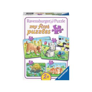 Ravensburger  Ravensburger puzzle Mignons animaux domestiques 2+4+6+8p 