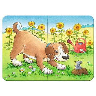 Ravensburger  Ravensburger puzzle Mignons animaux domestiques 2+4+6+8p 