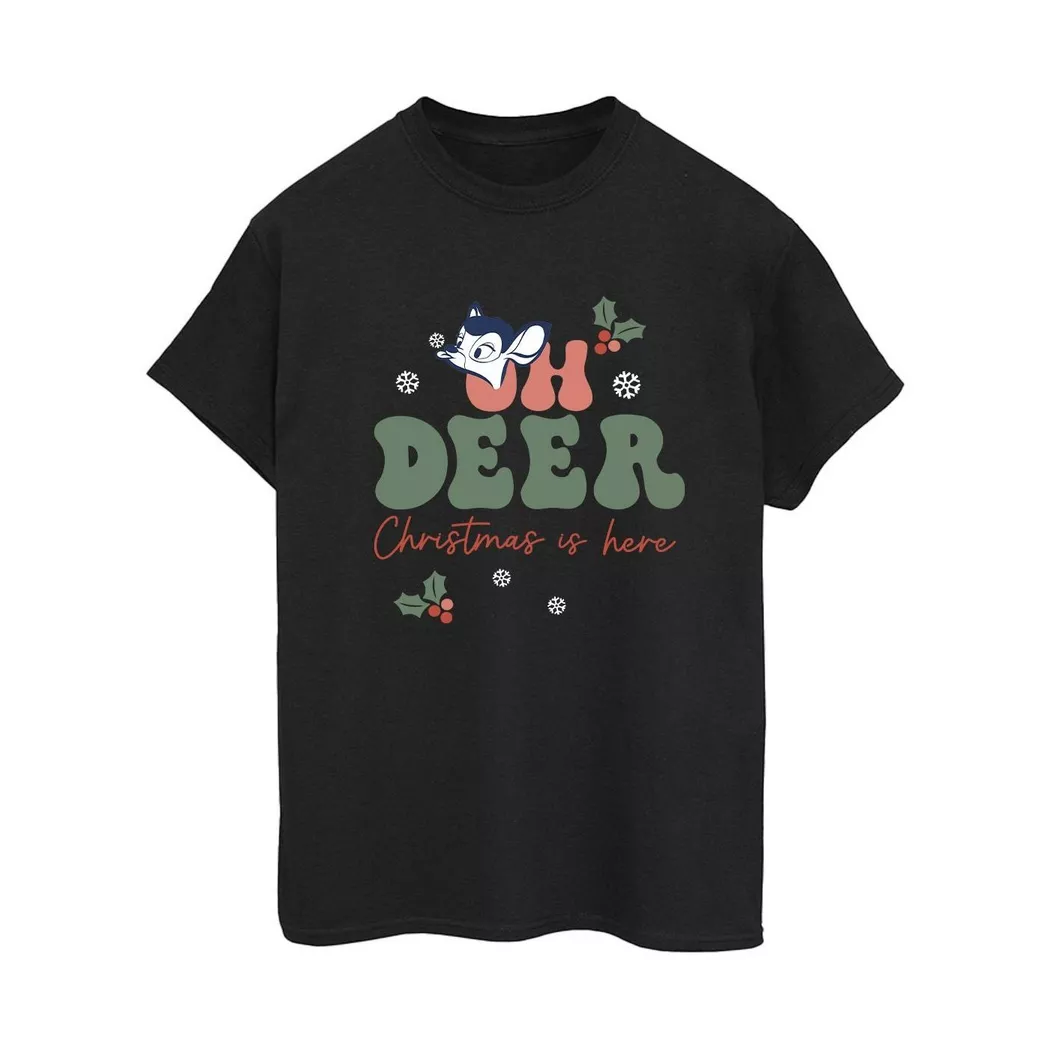 Disney - Oh Deer TShirt, für Damen, Schwarz, Größe XL