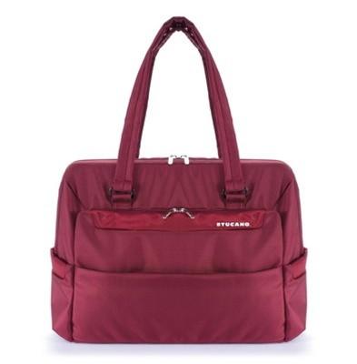 TUCANO  TASCA - Laptop Case/Ladies Bag - 15.4" MacBook Pro, 15.4" WS PC (Burgundy) 39,1 cm (15.4") Valise  Rouge 