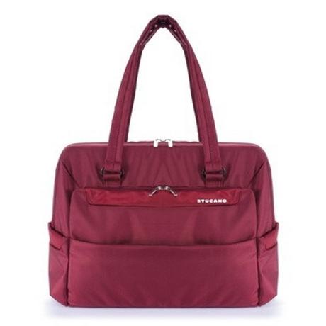 TUCANO  TASCA - Laptop Case/Ladies Bag - 15.4" MacBook Pro, 15.4" WS PC (Burgundy) 39,1 cm (15.4") Ventriquattore da donna Rosso 