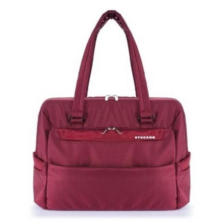 TUCANO  TASCA - Laptop Case/Ladies Bag - 15.4" MacBook Pro, 15.4" WS PC (Burgundy) 39,1 cm (15.4") Valise  Rouge 