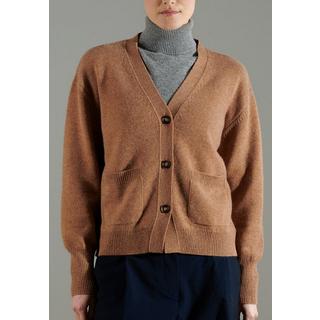 Studio Cashmere8  NAMI 1 Strickjacke mit V-Ausschnitt, geknöpft, 4-fädig - 100% Kaschmir 