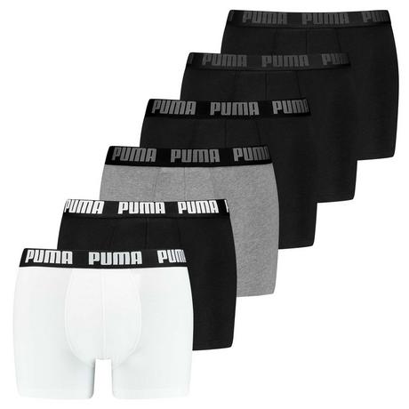PUMA Basic Boxer 6P Ecom Figurbetonte Boxershorts  