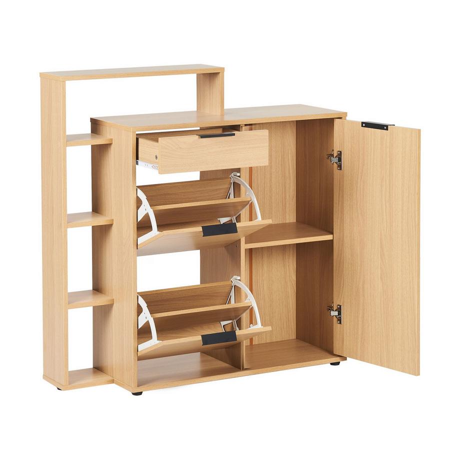 Beliani Scarpiera en Pannello di fibre (LDF) Scandinavo MIRANI  