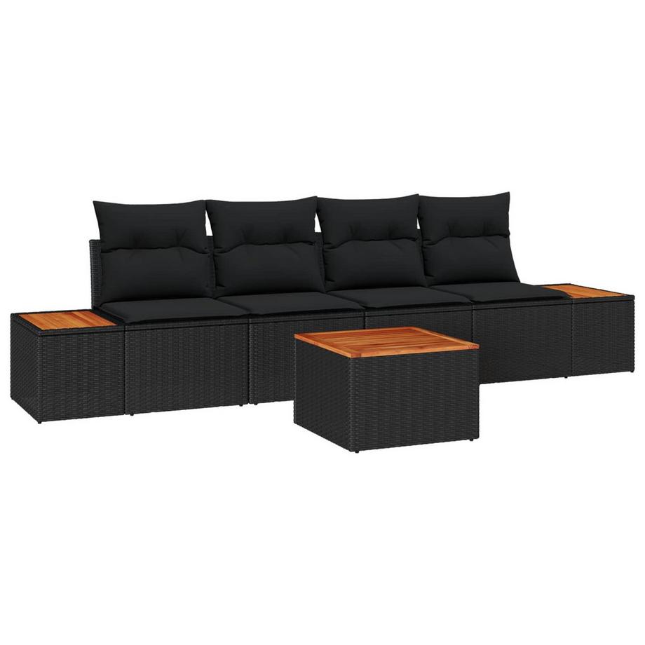 Canapé de jardin poly rattan