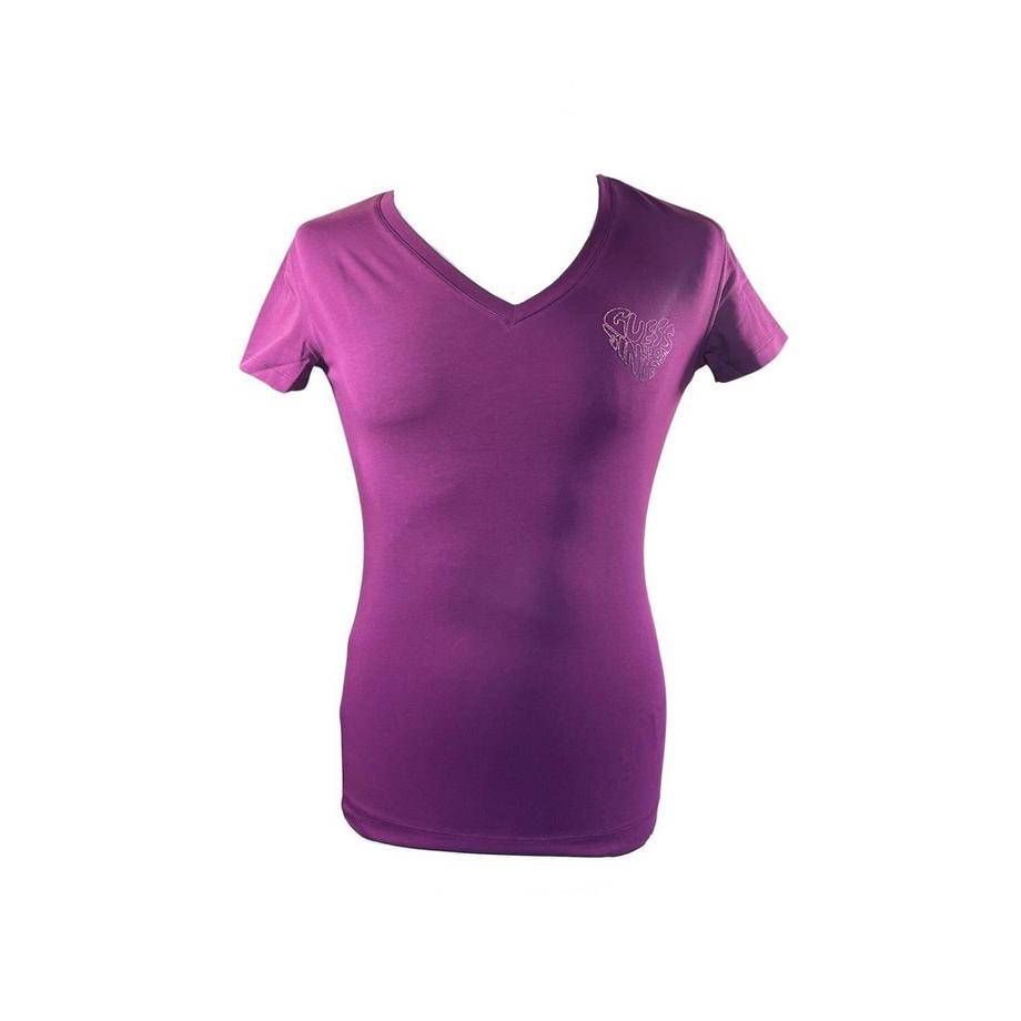 GUESS Heart T-Shirt Scollo a V  