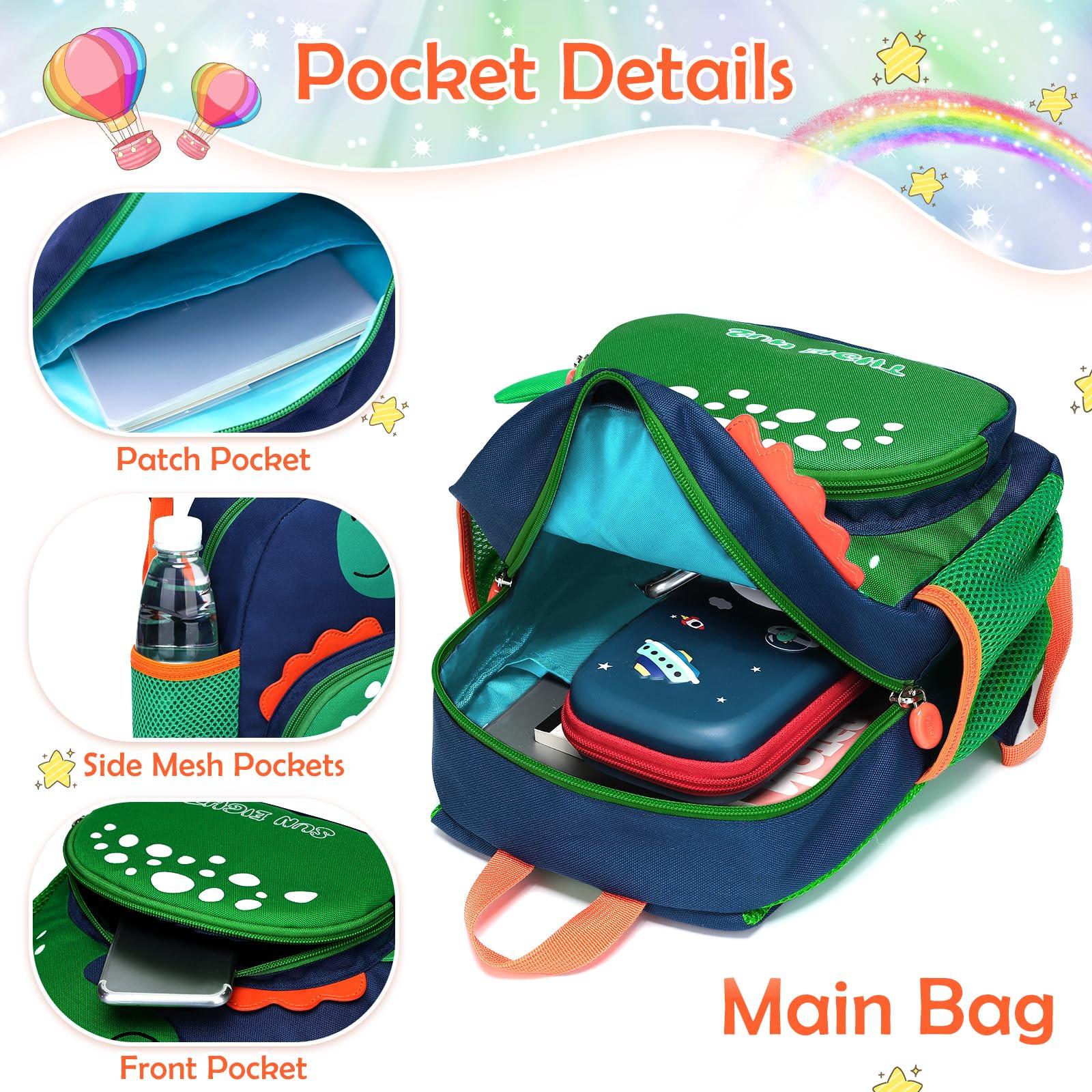 Only-bags.store Kleiner Rucksack Kinder mit Brustgurt, wasserdicht Vorschule Kleinkind  