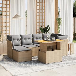 VidaXL Garten sofagarnitur poly-rattan  