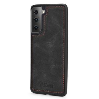 MEGSHI  Galaxy S21 FE - Portefeuille coque Combi noir 