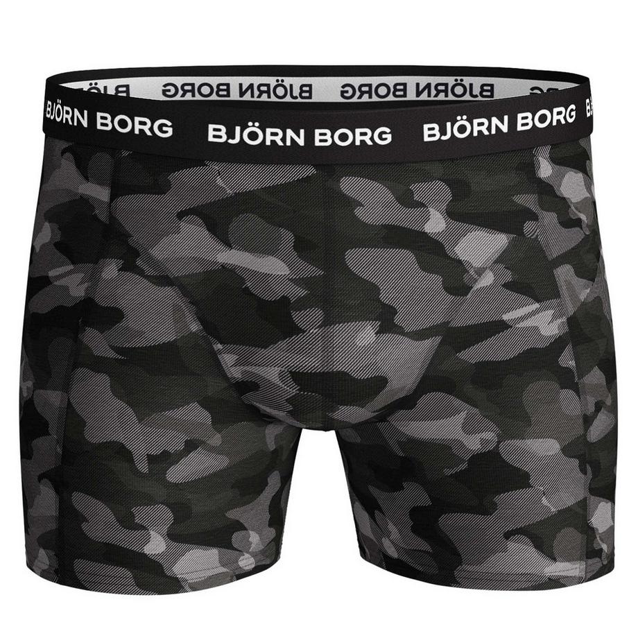 Björn Borg Cotton Stretch Boxer Trunks Lot de 3  