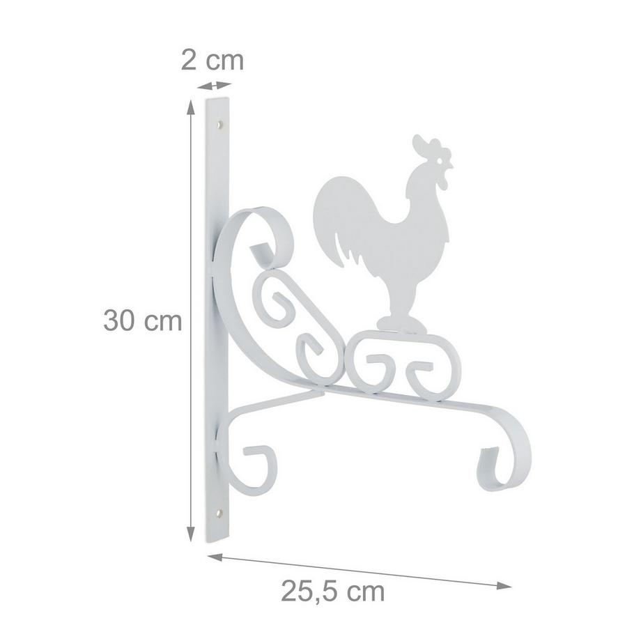 Northix  Ensemble de 2 supports pour paniers suspendus 
