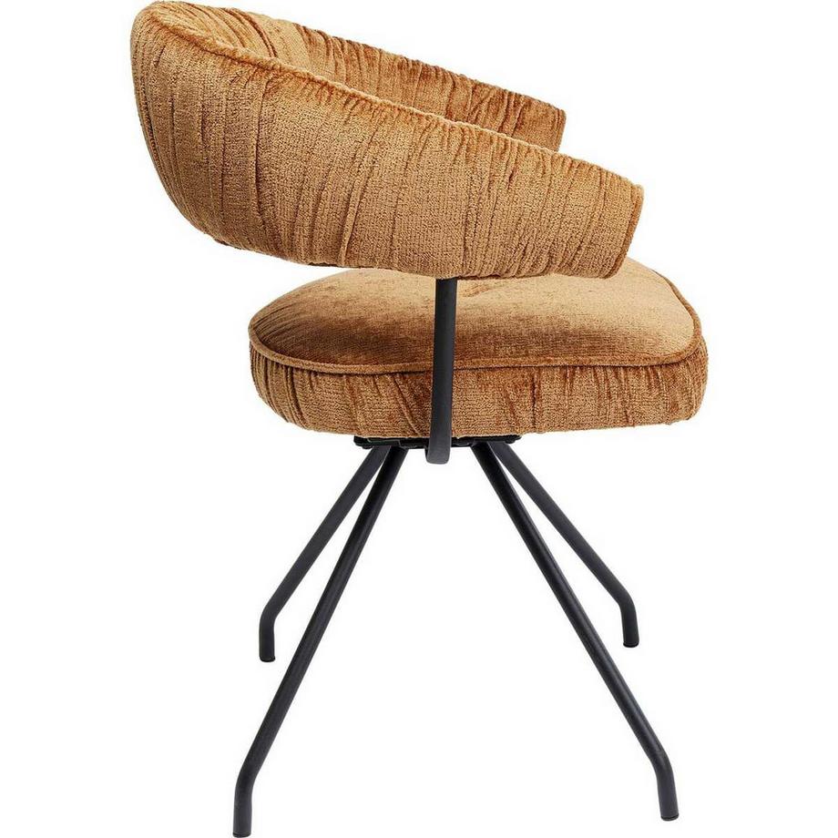 KARE Design Drehstuhl Arabella orange  