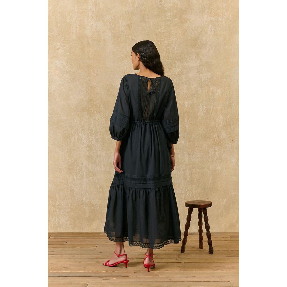 Louise-Misha Langes Kleid BALI mit 3/4-Ärmeln  