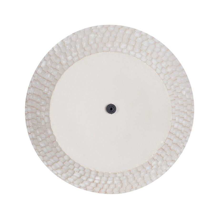 Beliani Vase à fleurs en Oxyde de magnésium Méditerranéen ARUNCUS  