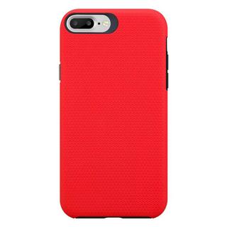 Cadorabo  Housse compatible avec Apple iPhone 6 PLUS / 6S PLUS / 7 PLUS / 7S PLUS / 8 PLUS - Outdoor Coque de protection hybride avec surface antidérapante extra grip au design triangle en silicone et plastique 