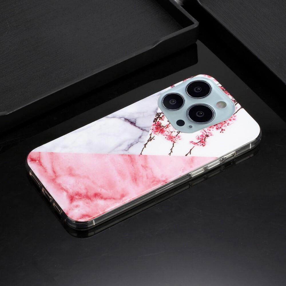 Cover-Discount  iPhone 14 Pro - Coque en silicone Marble 