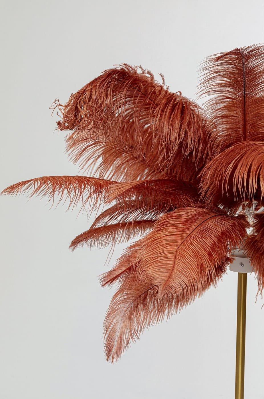 KARE Design  Lampada da terra Feather Palm Rusty Red 165 