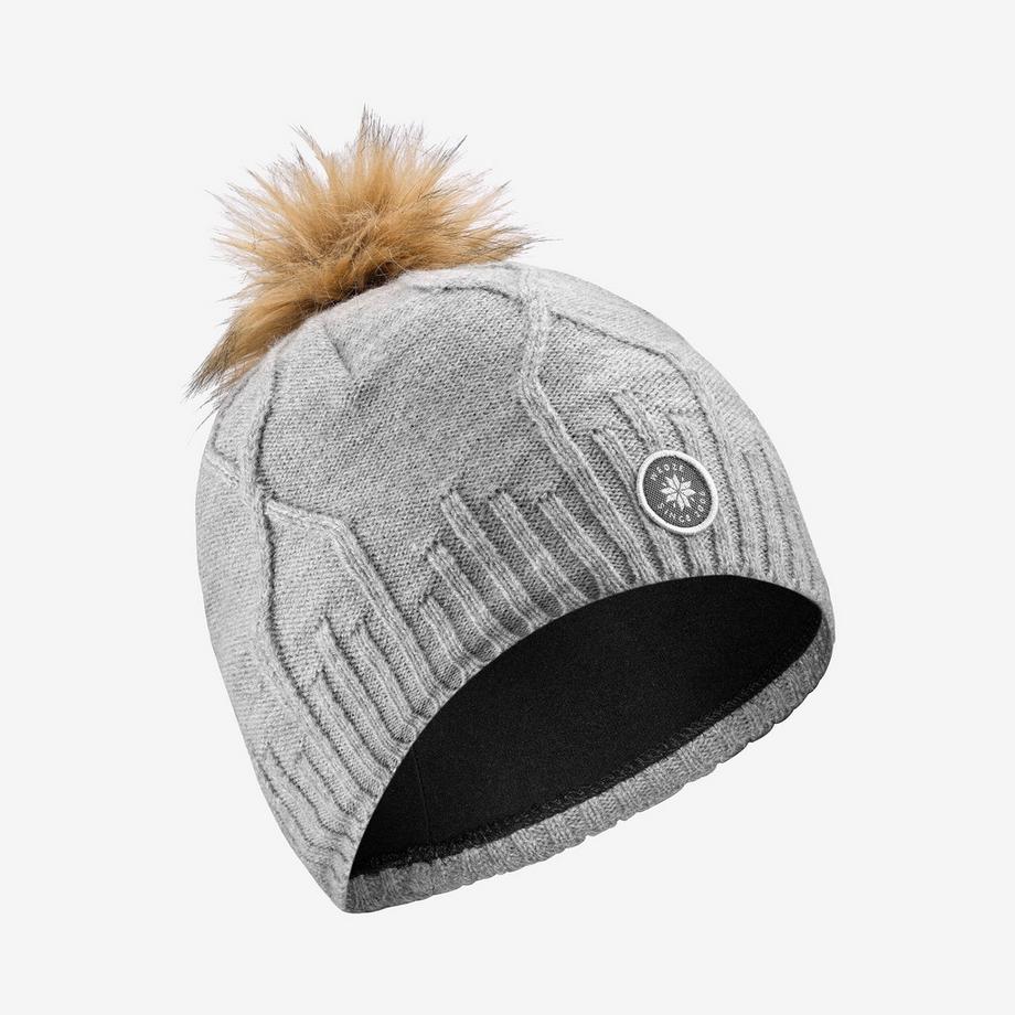 WEDZE Berretto Torsade con Pompon  