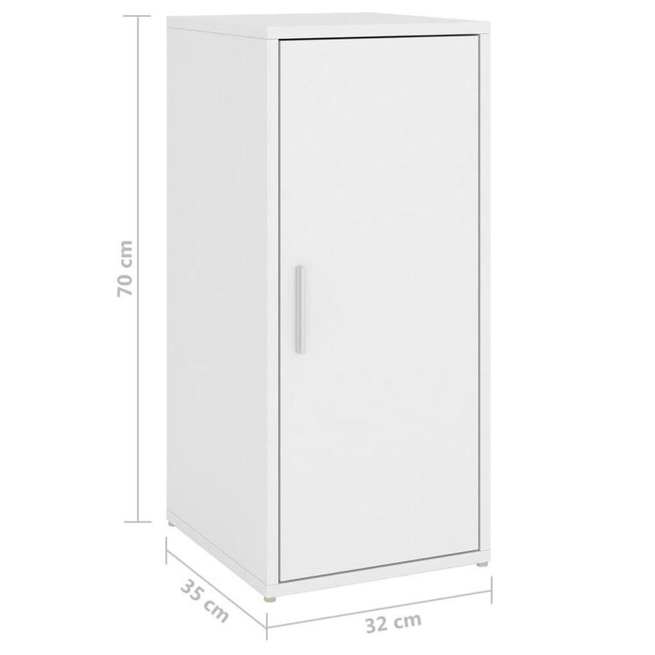 VidaXL Wand-schuhschrank holzwerkstoff  