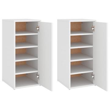 Wand-schuhschrank holzwerkstoff