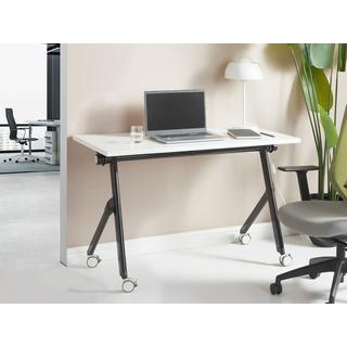 Beliani Bureau pliable en Acier Moderne BENDI  